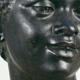 Jean-Antoine Houdon, head of a Negress, probably 1781, patinated plaster. Musée Municipal, Soissons, France.